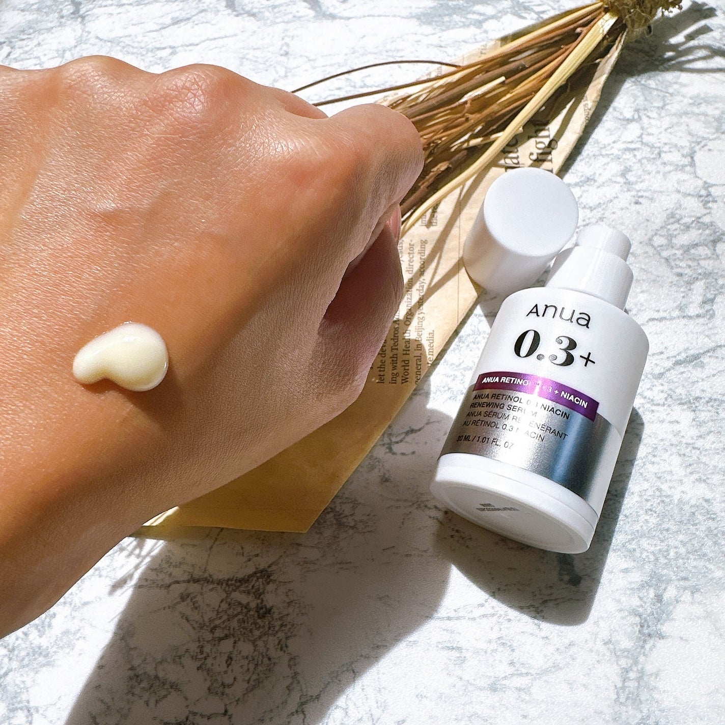 レチノール0.3 ナイアシンリニューイングセラム/Anua/美容液を使ったクチコミ(2枚目)