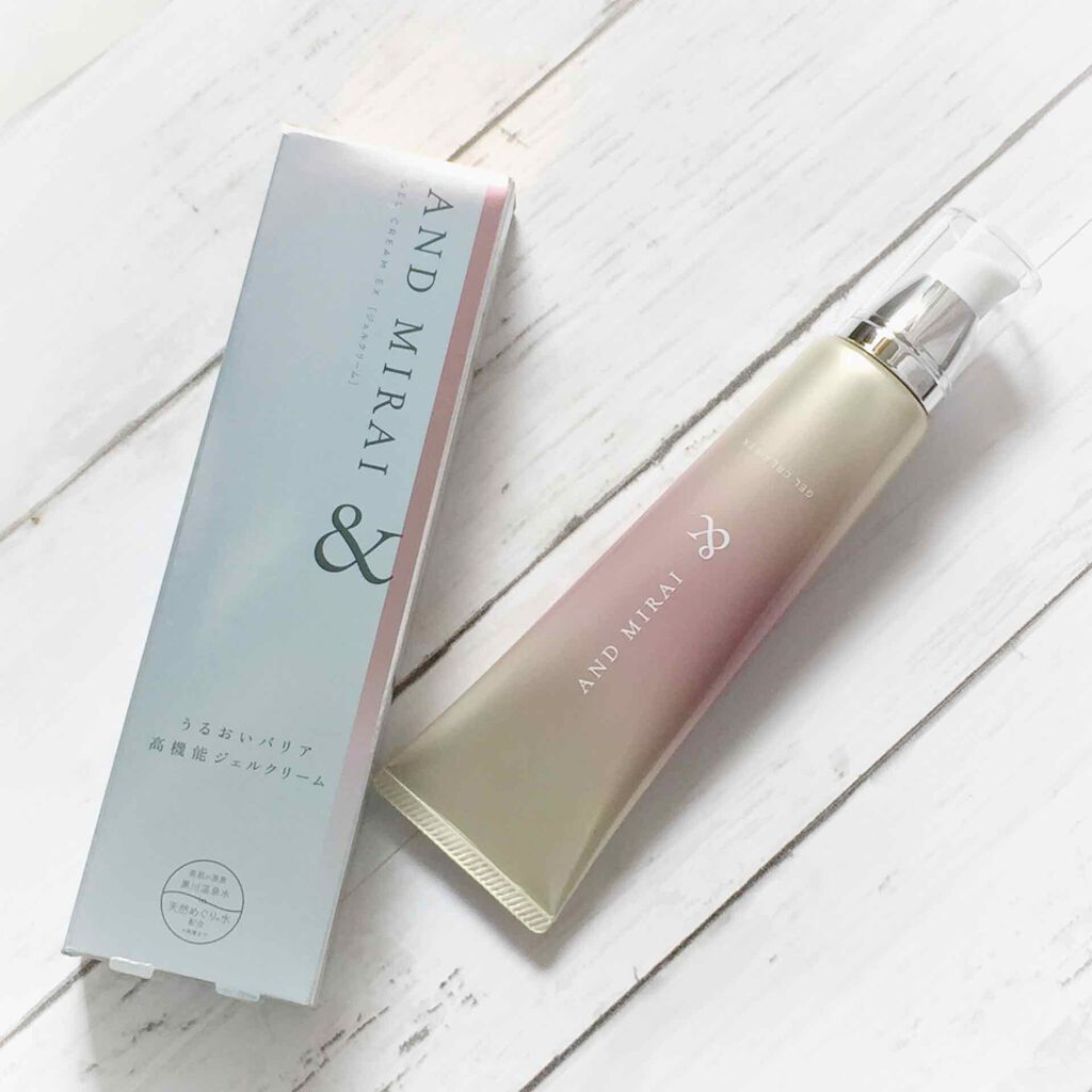 スキン アップ ジェルクリームEX/AND MIRAI/オールインワン化粧品を使ったクチコミ(1枚目)