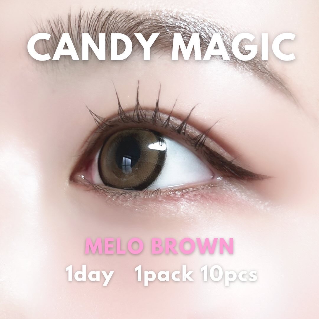 candymagic1day（キャンディーマジックワンデー） メロブラウン/candy magic/ワンデー（１DAY）カラコンを使ったクチコミ（1枚目）