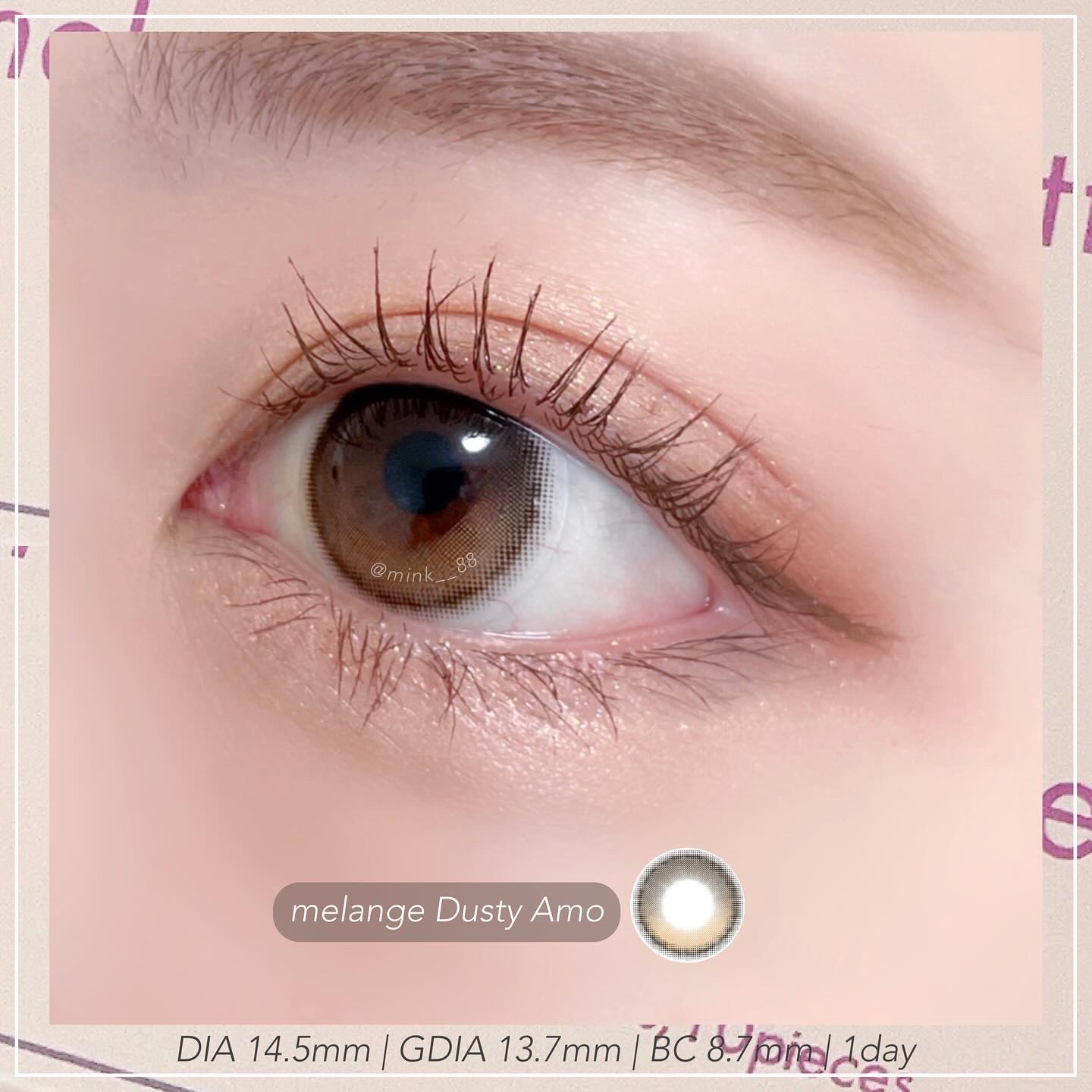 メランジェ シュエット ワンデー/melange+chouette/ワンデー（１DAY）カラコンを使ったクチコミ（2枚目）