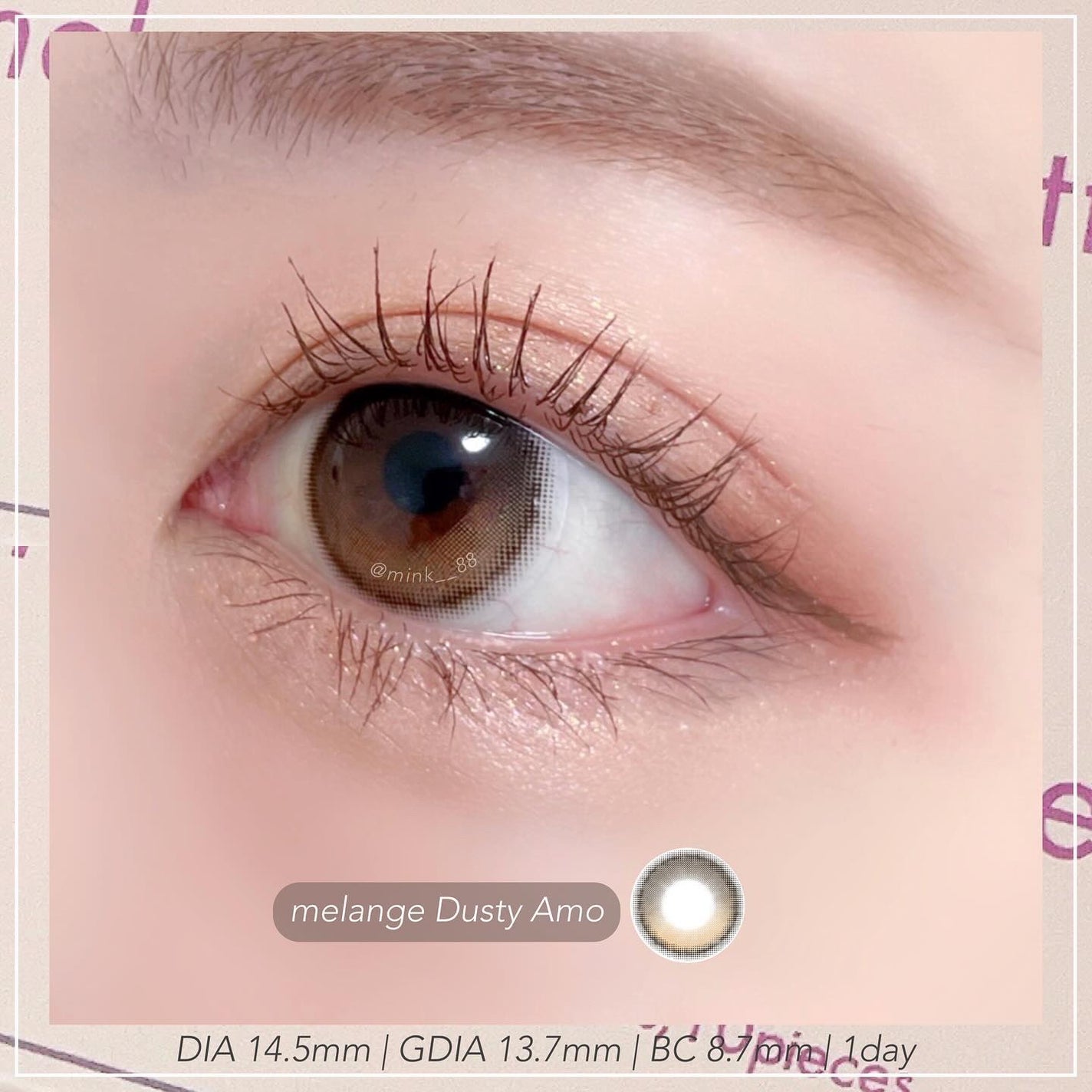 メランジェ シュエット ワンデー/melange+chouette/ワンデー(1DAY)カラコンを使ったクチコミ(2枚目)