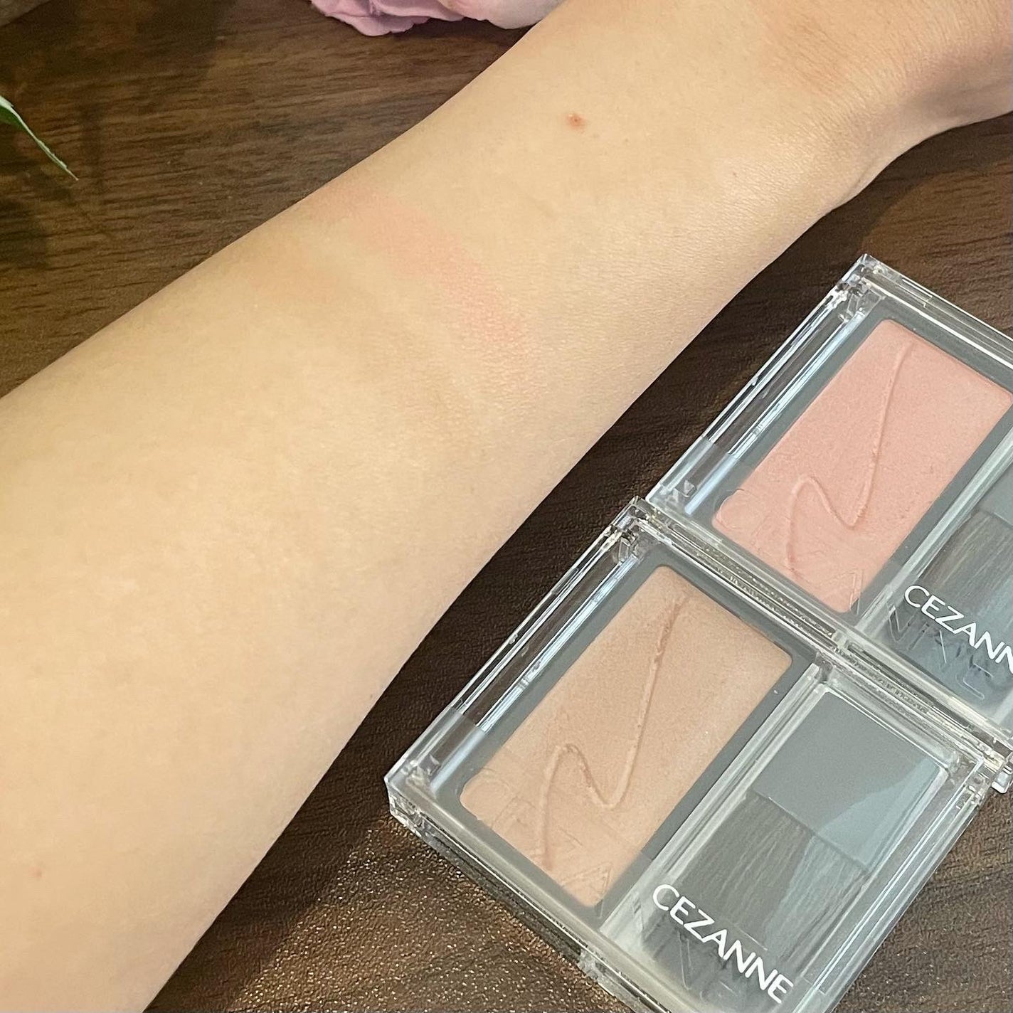チークブラッシュ/CEZANNE/パウダーチークを使ったクチコミ(3枚目)