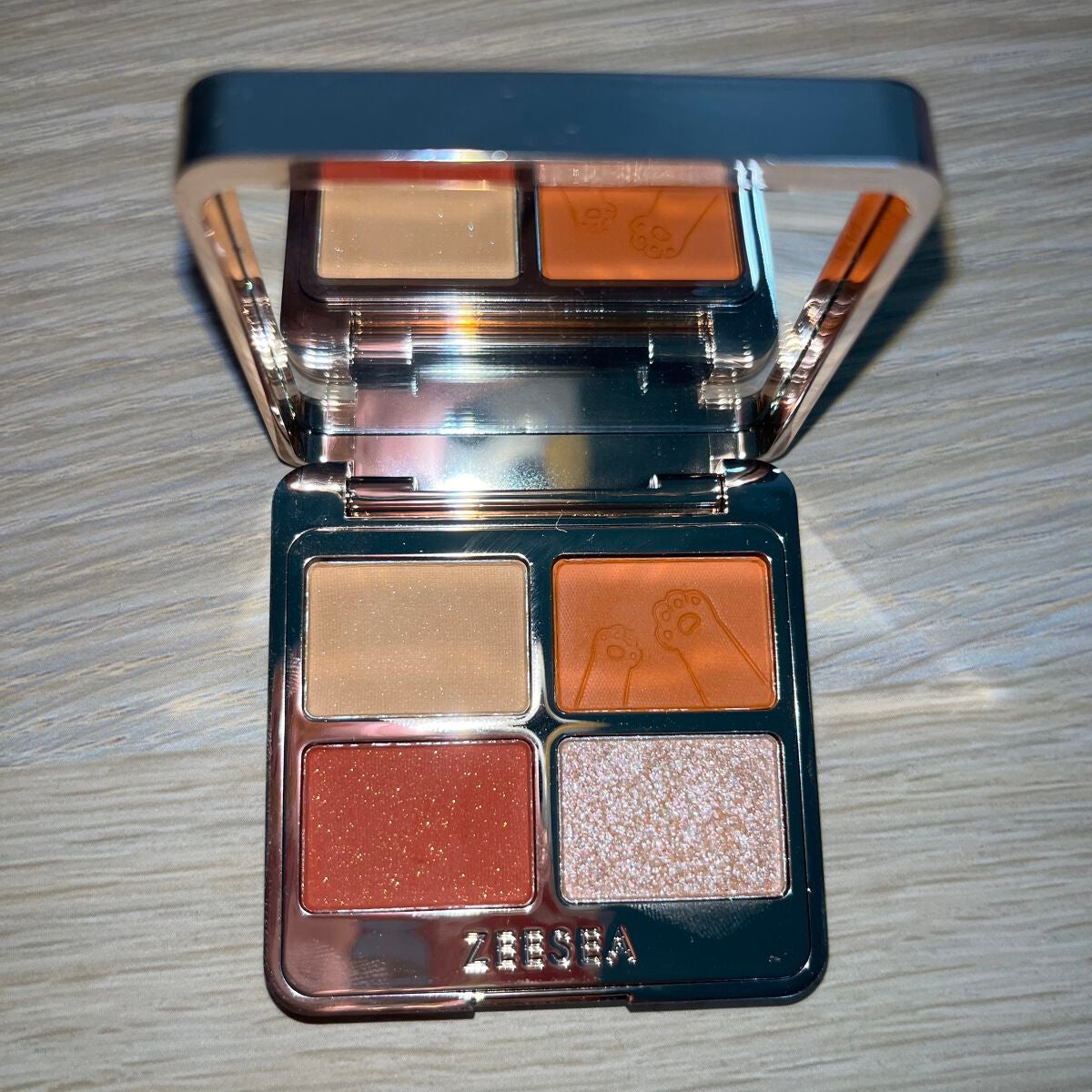 アニマルアイシャドウ(4シェード)/ZEESEA/アイシャドウパレットを使ったクチコミ(2枚目)