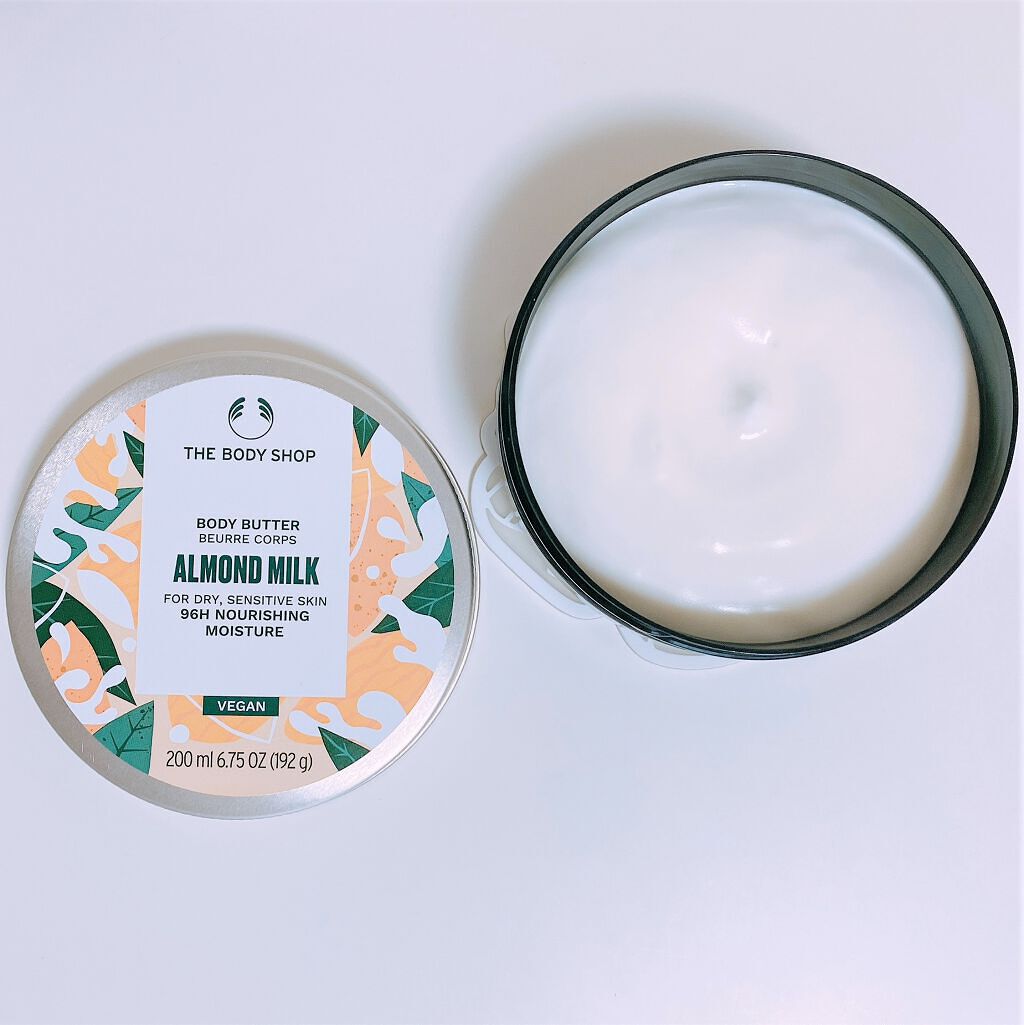 ボディバター アーモンドミルク/THE BODY SHOP/ボディクリームを使ったクチコミ（2枚目）