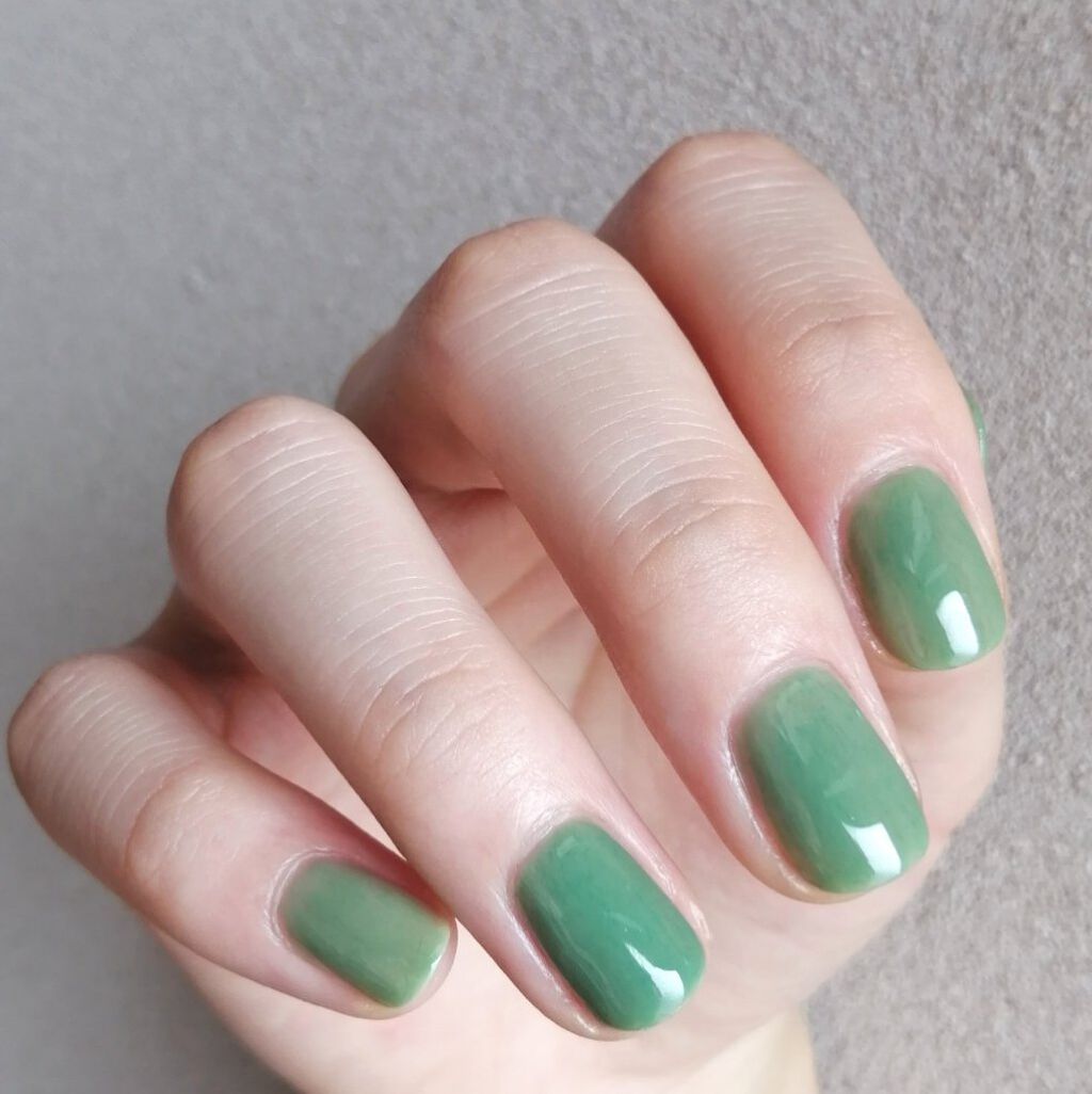 フラッフィーネイル CP37 スプラウトグリーン/elm&wapiti/マニキュアを使ったクチコミ（3枚目）