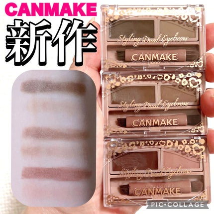 スタイリングデュアルアイブロウ/キャンメイク/アイブロウを使ったクチコミ(1枚目)