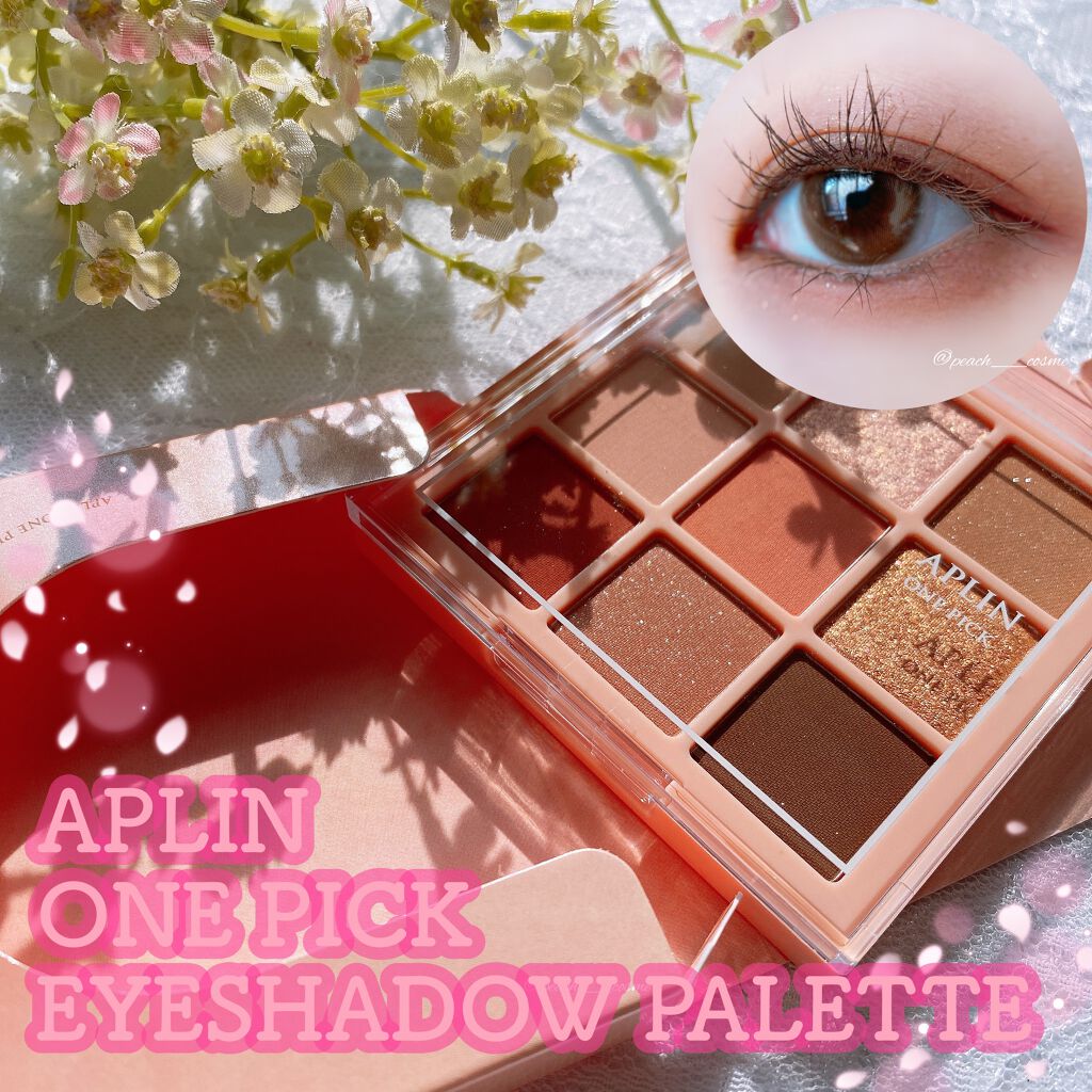ワンピックアイシャドウパレット/APLIN/アイシャドウパレットを使ったクチコミ(1枚目)