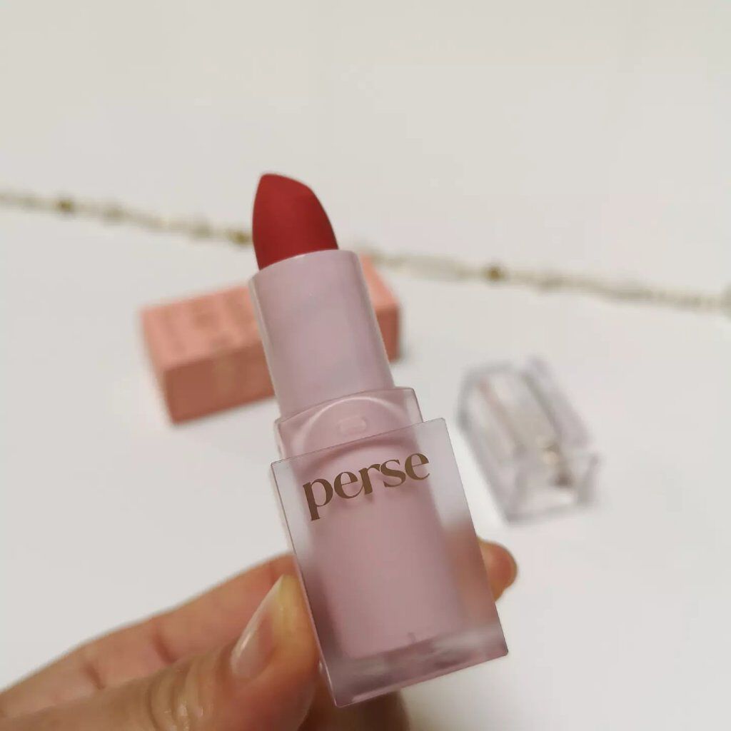 ベルベットフィックスリップバーム/perse/リップバームを使ったクチコミ（3枚目）