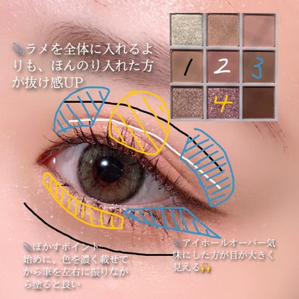 プレイカラーアイズ ≪ミルキーコレクション≫/ETUDE/アイシャドウパレットを使ったクチコミ(2枚目)