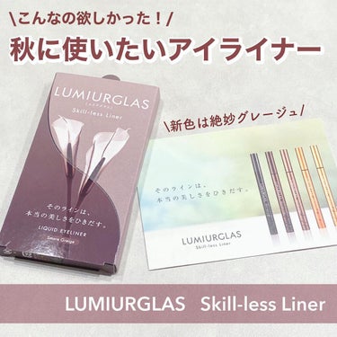 スキルレスライナー/LUMIURGLAS/リキッドアイライナーを使ったクチコミ（1枚目）