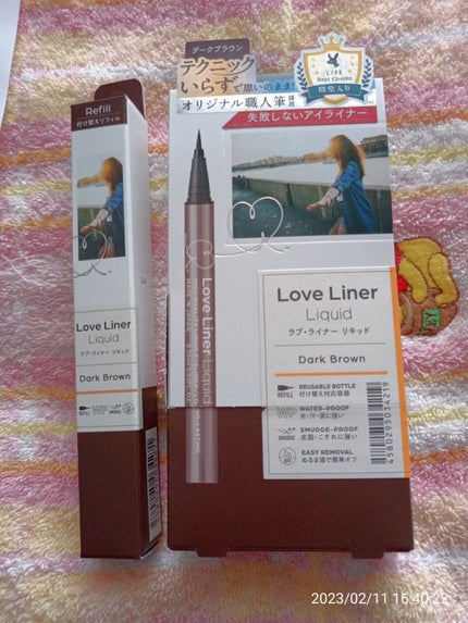 リキッドアイライナーR4/ラブ・ライナー/リキッドアイライナーを使ったクチコミ(1枚目)