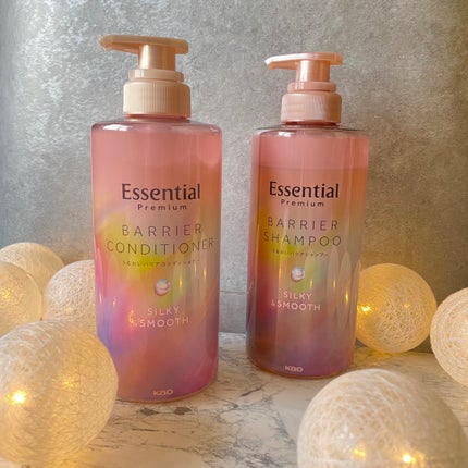 エッセンシャルプレミアム バリアシャンプー・コンディショナー シルキー&スムース/エッセンシャル/市販シャンプーを使ったクチコミ(1枚目)