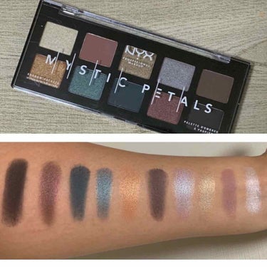 ミスティック ペタル シャドウ パレット/NYX Professional Makeup/パウダーアイシャドウを使ったクチコミ（2枚目）