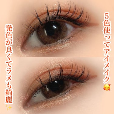 ソルテッド キャラメル ミニ アイシャドウ パレット/Too Faced/アイシャドウパレットを使ったクチコミ（6枚目）