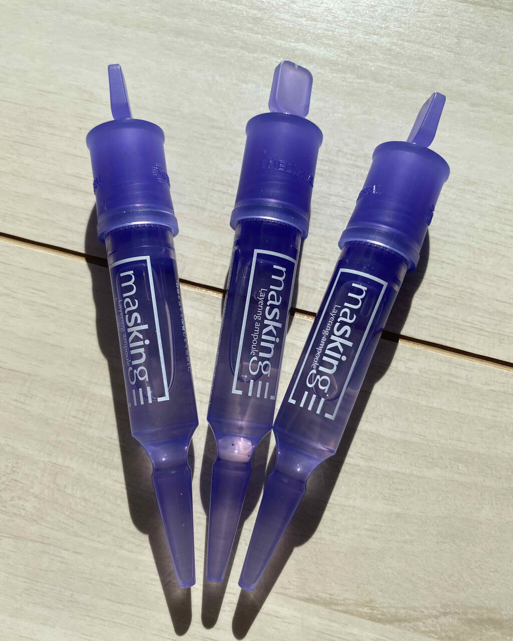 マスキング レイアリング アンプル フォアマイナーショット/MEDIHEAL/美容液を使ったクチコミ（1枚目）