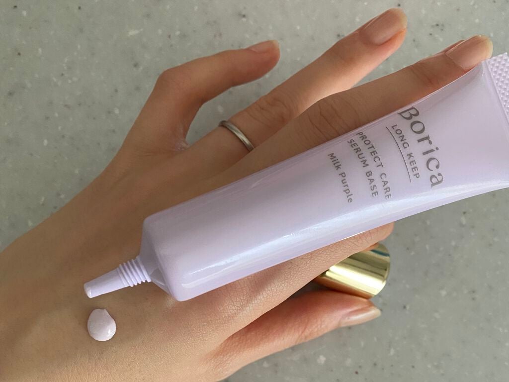 美容液マスクプライマー<クリアパープル>/Borica/化粧下地を使ったクチコミ(3枚目)