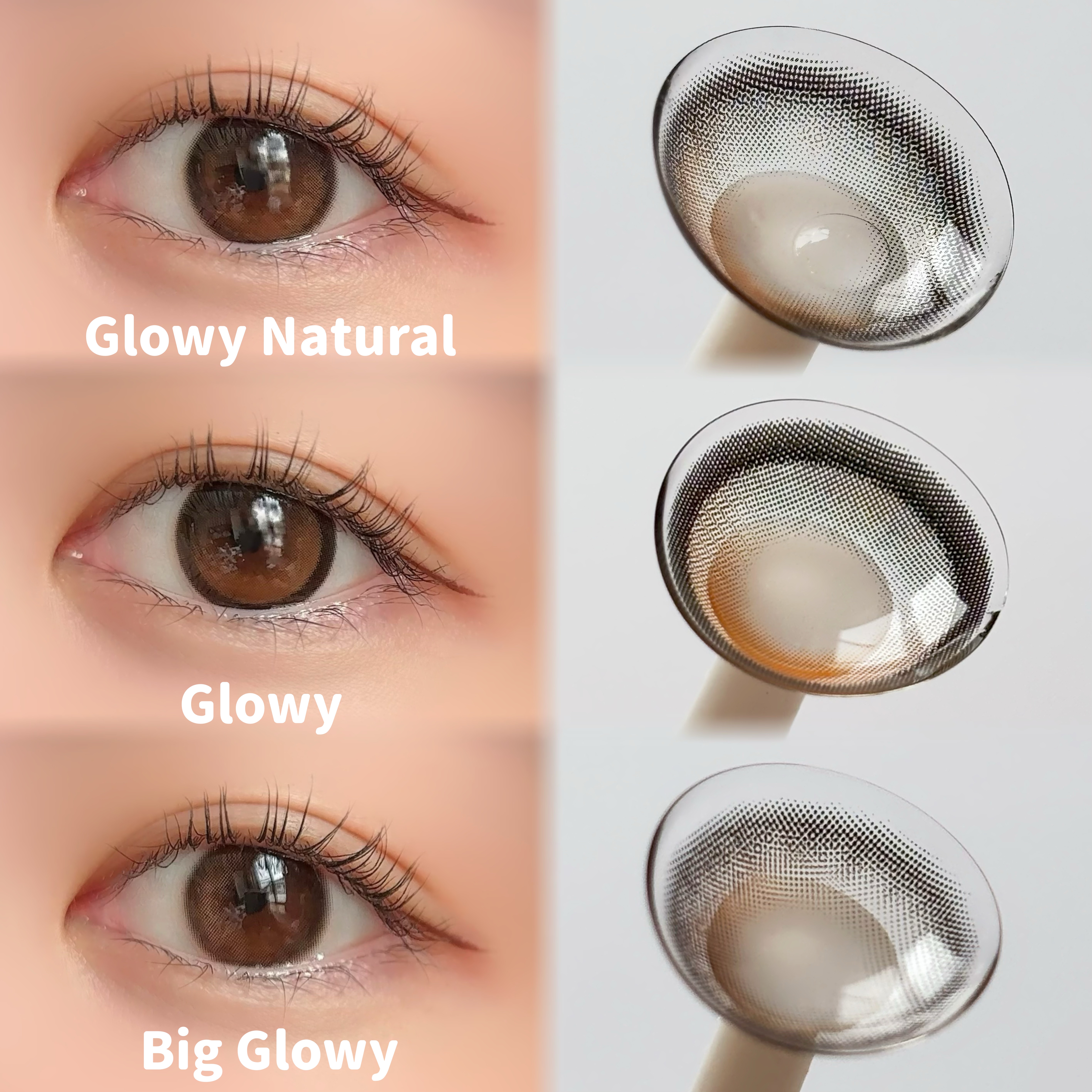 Glowy Natural 1Day/OLENS/カラーコンタクトレンズを使ったクチコミ（2枚目）