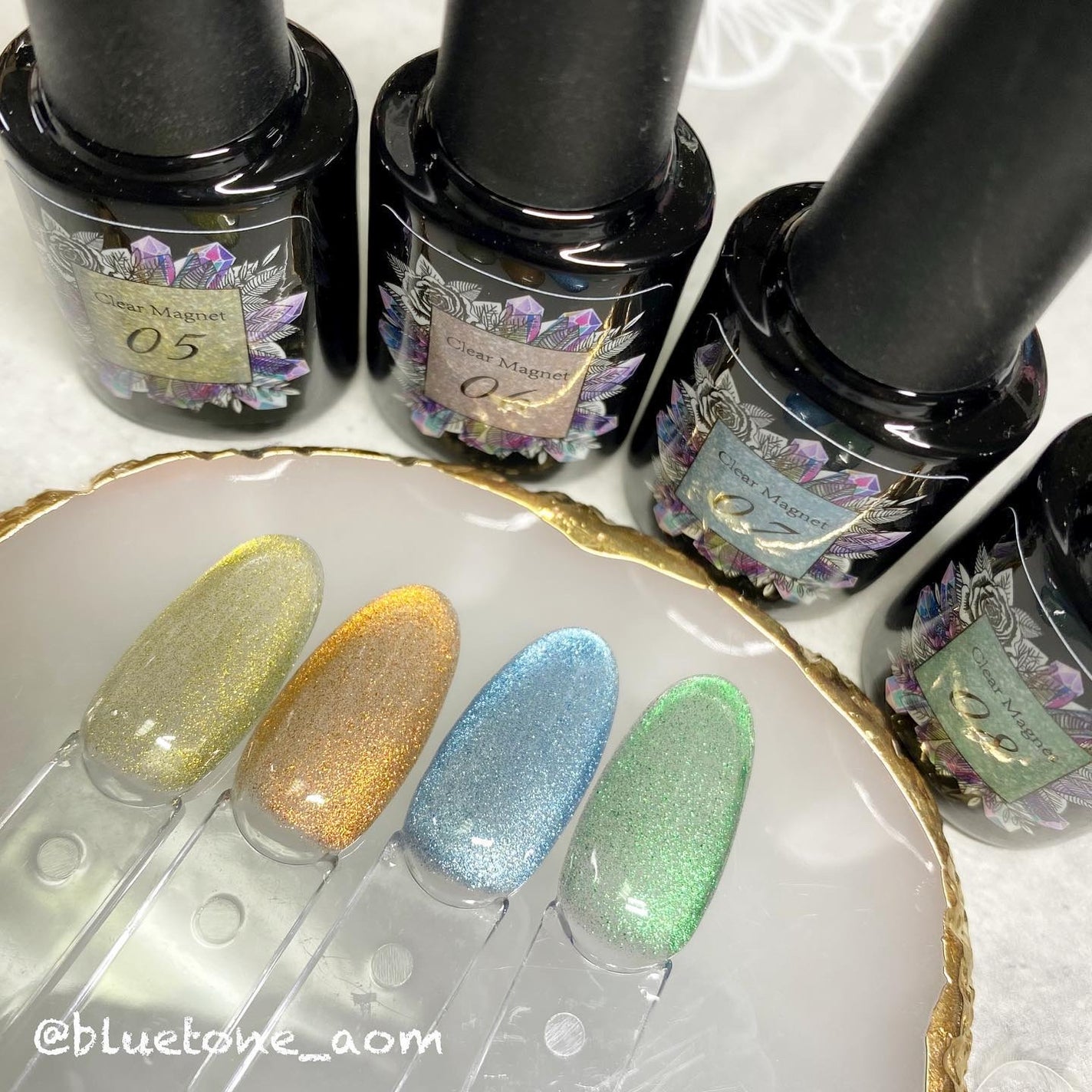 クリアマグネットジェル/ネイル工房/ジェルネイルを使ったクチコミ(3枚目)