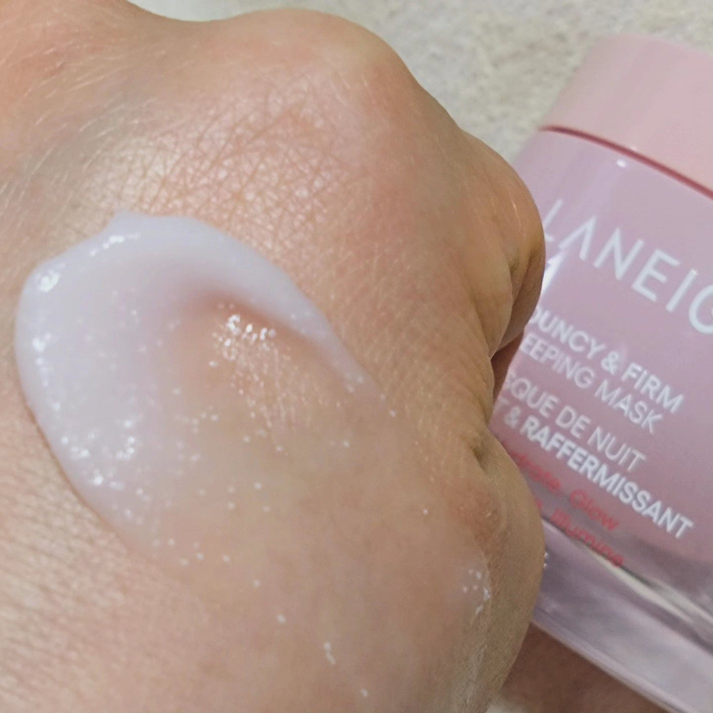 バウンシースリーピングマスク/LANEIGE/フェイスクリームを使ったクチコミ(4枚目)