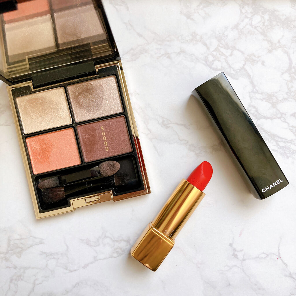 ルージュ アリュール ヴェルヴェット ル リオン ドゥ シャネル 57 ルージュ フー/CHANEL/口紅を使ったクチコミ（1枚目）