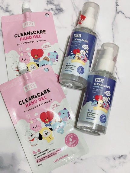 LINE FRIENDS クリーンアンドケアハンドジェル/ソロモン商事/ハンドジェルを使ったクチコミ(1枚目)