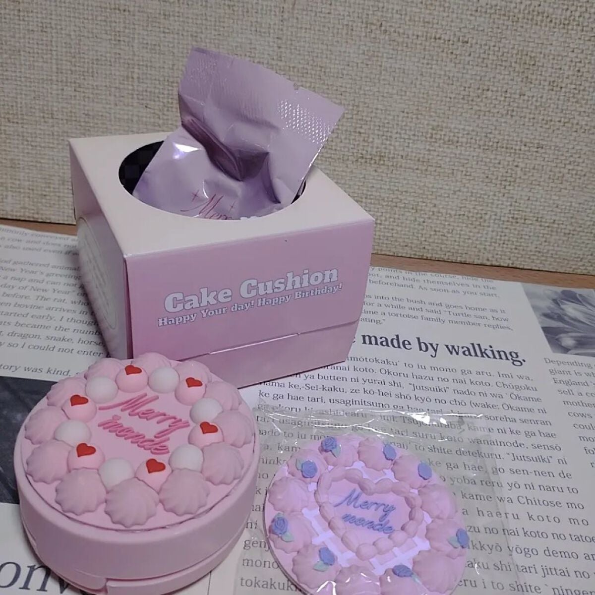 ハッピーユアデイクッション/Merrymonde/クッションファンデーションを使ったクチコミ(1枚目)