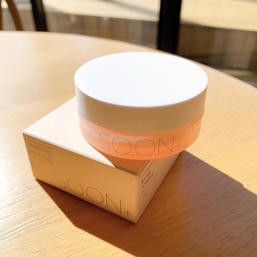 SOON+ プロバイオティクスミューンパウダー/soon+/ルースパウダーを使ったクチコミ(1枚目)