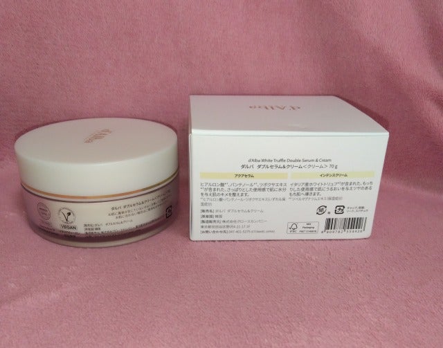ホワイトトリュフダブルセラムアンドクリーム/ダルバ/フェイスクリームを使ったクチコミ(4枚目)