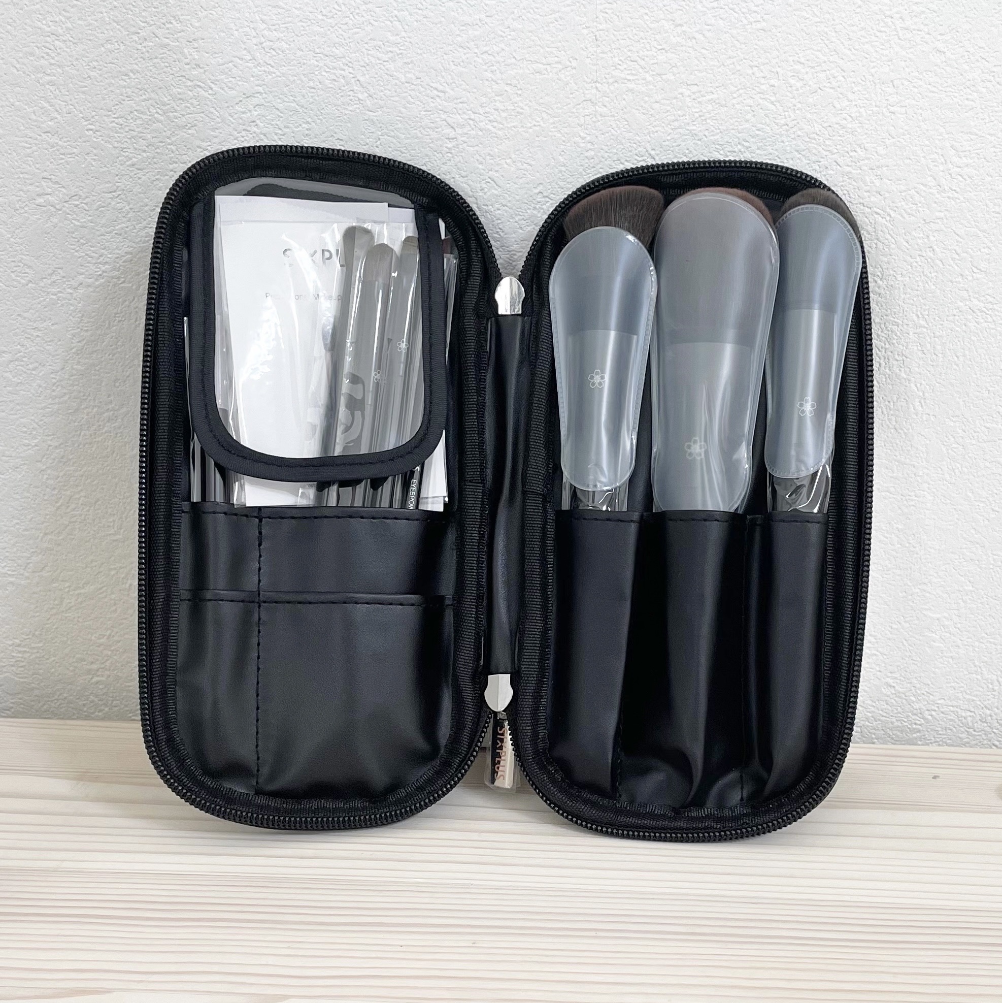 ブラックメイクブラシ8本セット-Dawnシリーズ/SIXPLUS/メイクブラシを使ったクチコミ（2枚目）