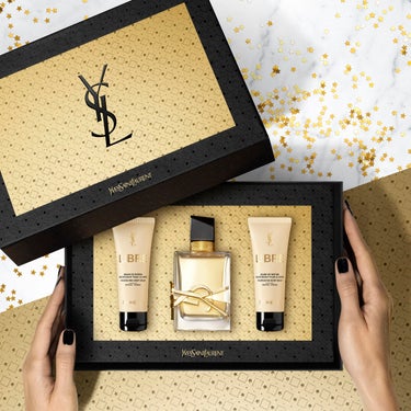 YVES SAINT LAURENT BEAUTE リブレ ギフトセットのクチコミ「YSLアイコンフレグランスがスペシャルなセットに。

自由を纏うジェンダーレスフレグランス「リ.....」（1枚目）