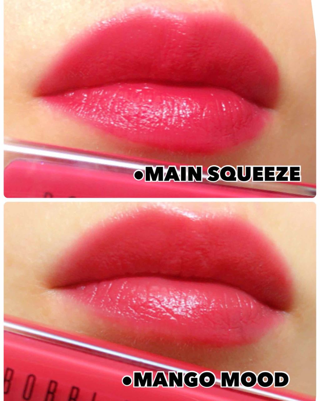 クラッシュド リキッド リップ 03 マンゴームード/BOBBI BROWN/口紅を使ったクチコミ（3枚目）