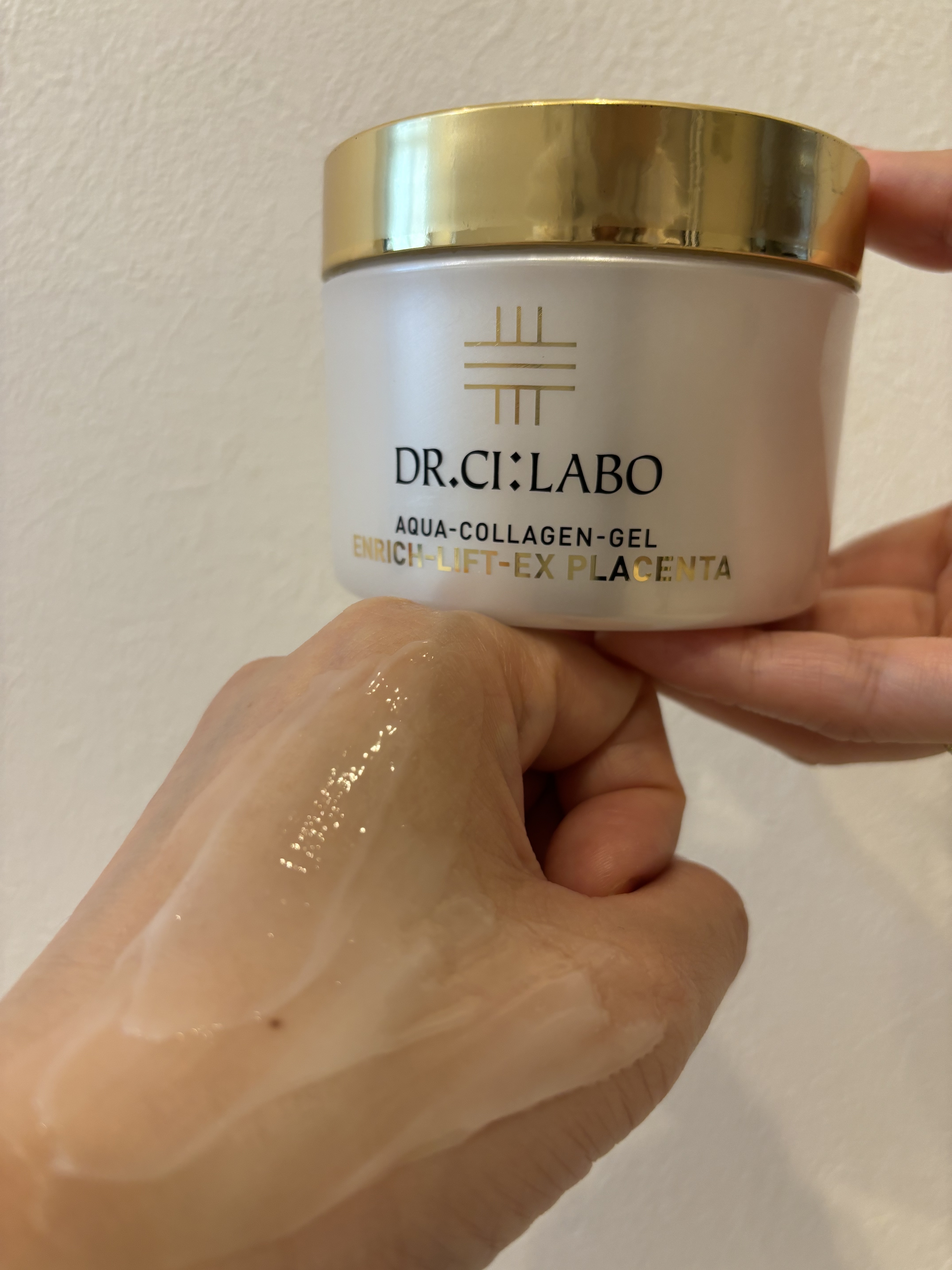 アクアコラーゲンゲル エンリッチリフトEXプラセンタ/ドクターシーラボⓇ/オールインワン化粧品を使ったクチコミ（3枚目）