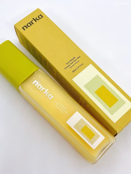 クリーミーベールヘアミスト サンセットハニー/narka/ヘアミストを使ったクチコミ(7枚目)