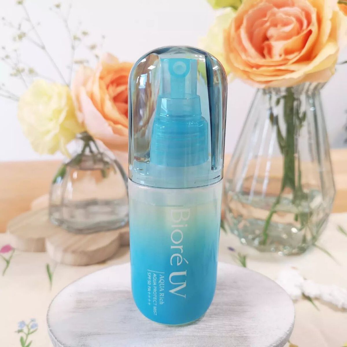 ビオレUV アクアリッチ アクアプロテクトミスト/ビオレ/日焼け止めミスト・スプレーを使ったクチコミ(4枚目)