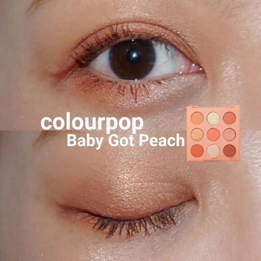 Eye Palette-Baby Got Peach /ColourPop/パウダーアイシャドウを使ったクチコミ（1枚目）