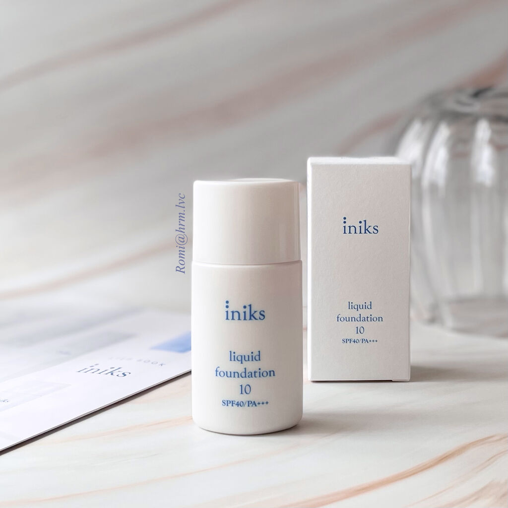 リキッド ファンデーション 10：ライトオークル/iniks/リキッドファンデーションを使ったクチコミ（1枚目）
