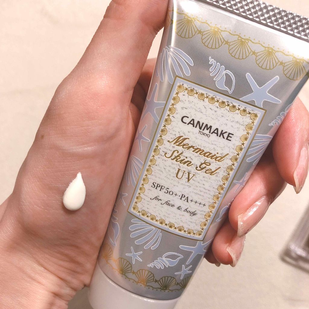 マーメイドスキンジェルUV/キャンメイク/日焼け止めジェルを使ったクチコミ（3枚目）