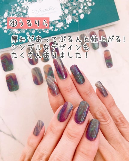 セミキュアジェルネイル(ハンド)/ohora/ネイルシールを使ったクチコミ(6枚目)