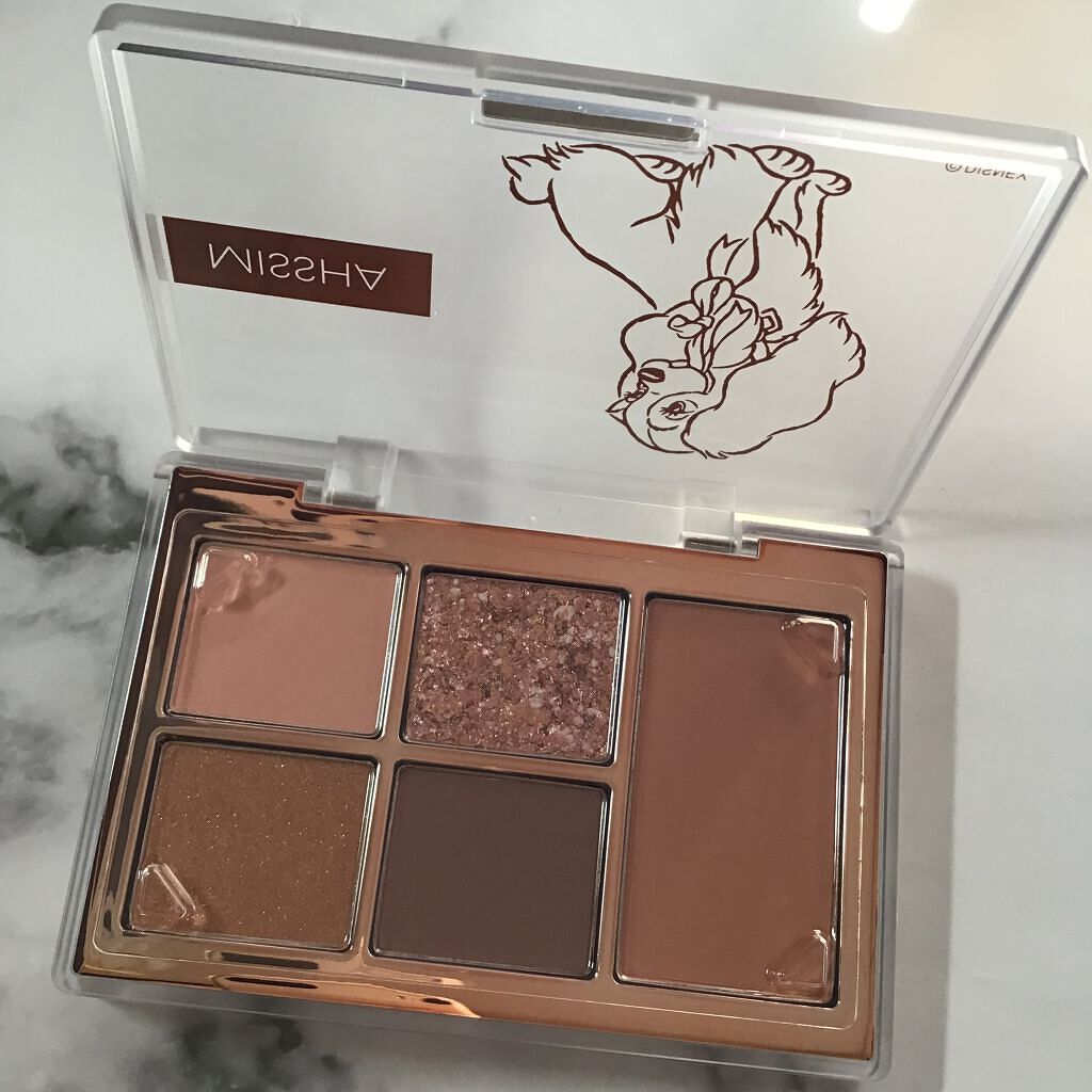 イージーフィルター シャドウパレット ディズニーシリーズ/MISSHA/アイシャドウパレットを使ったクチコミ（2枚目）