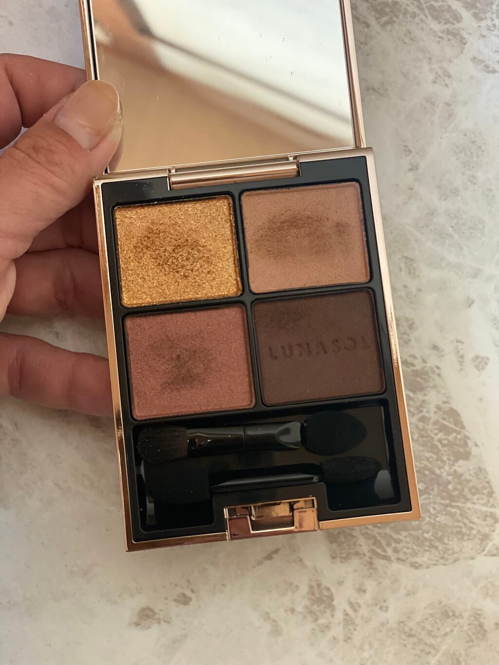 アイカラーレーション/LUNASOL/アイシャドウパレットを使ったクチコミ(2枚目)