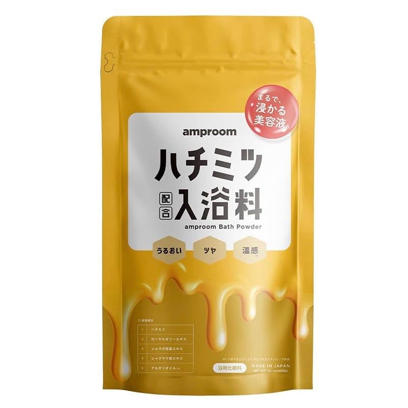 ハチミツ配合入浴料/amproom/保湿系入浴剤を使ったクチコミ(1枚目)