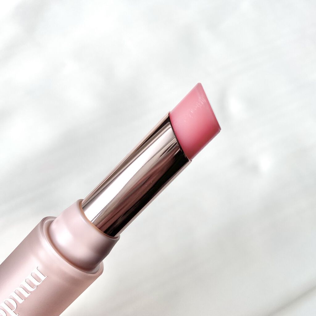 ベアーシャインリップバーム/mude./口紅を使ったクチコミ（3枚目）