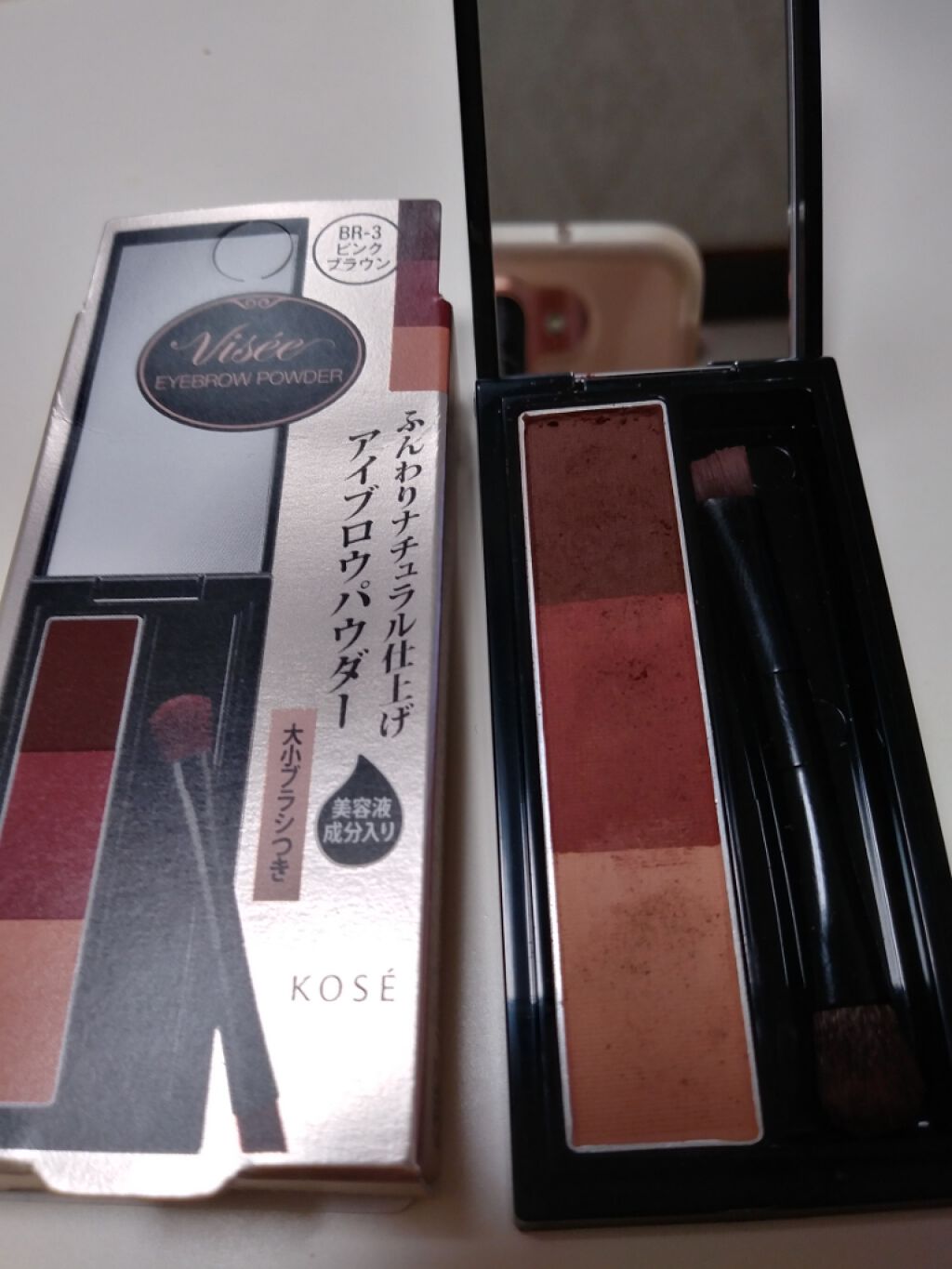 パウダーアイブロウ＆3Dノーズ/ヘビーローテーション/パウダーアイブロウを使ったクチコミ（1枚目）