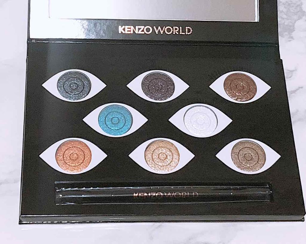 ケンゾー ワールド パレット/KENZO/アイシャドウパレットを使ったクチコミ（3枚目）