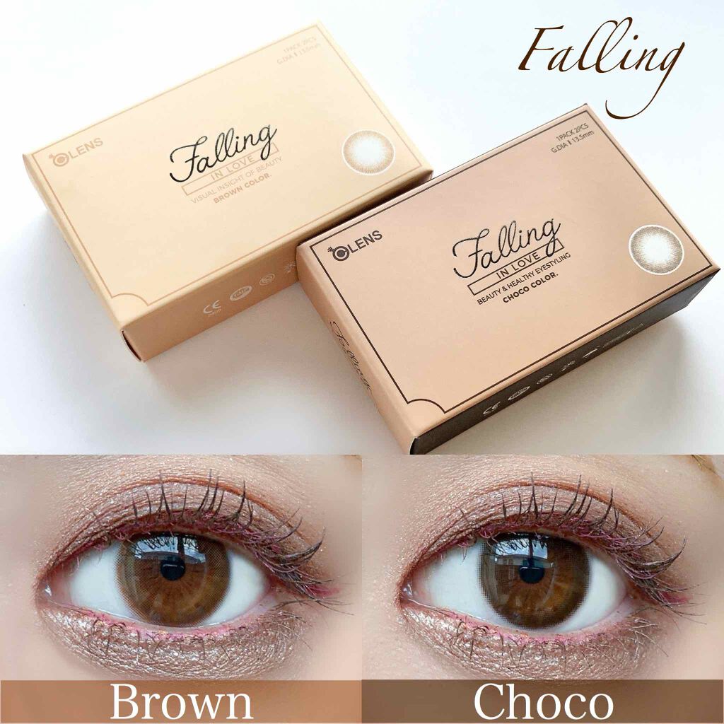 Falling (フォーリング)/OLENS/カラーコンタクトレンズを使ったクチコミ（1枚目）