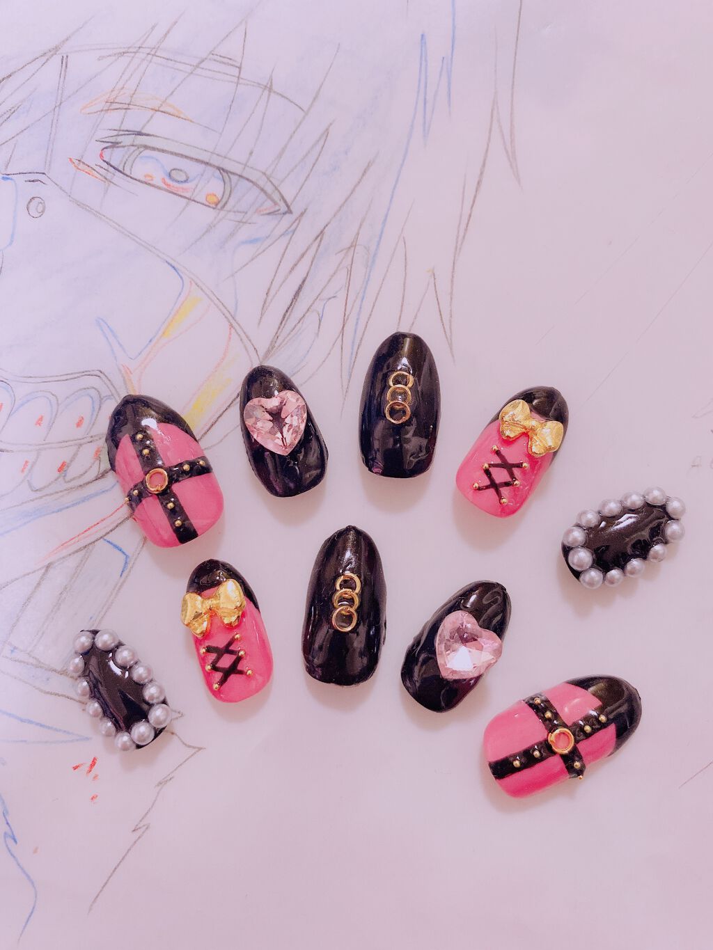 ジェルネイル（ライト対応）/セリア/ジェルネイルを使ったクチコミ（2枚目）