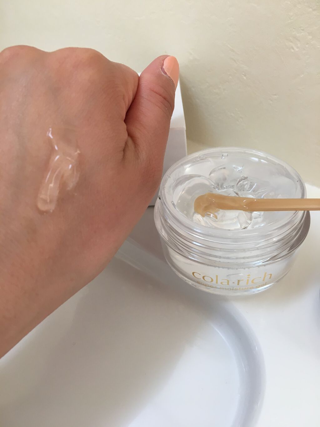 スーパーモイスチャージェル/コラリッチ/オールインワン化粧品を使ったクチコミ（3枚目）