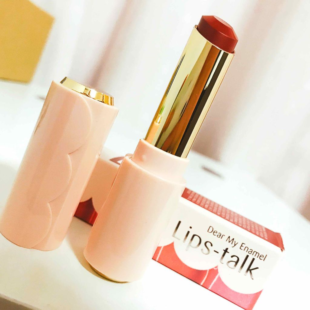 ディア マイエナメル リップトーク/ETUDE/口紅を使ったクチコミ（1枚目）