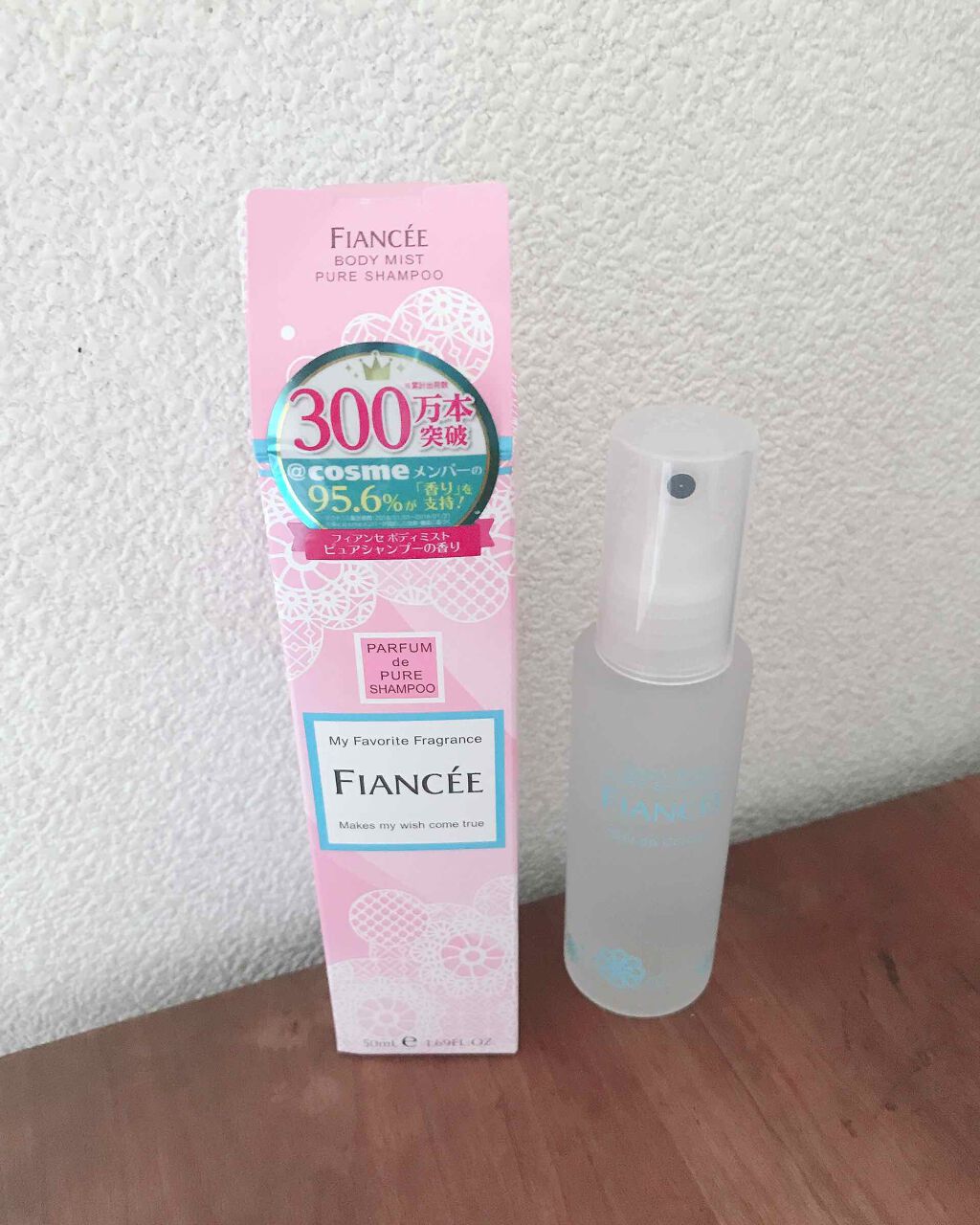 ボディミスト ピュアシャンプーの香り【パッケージリニューアル】/フィアンセ/香水(レディース)を使ったクチコミ(1枚目)
