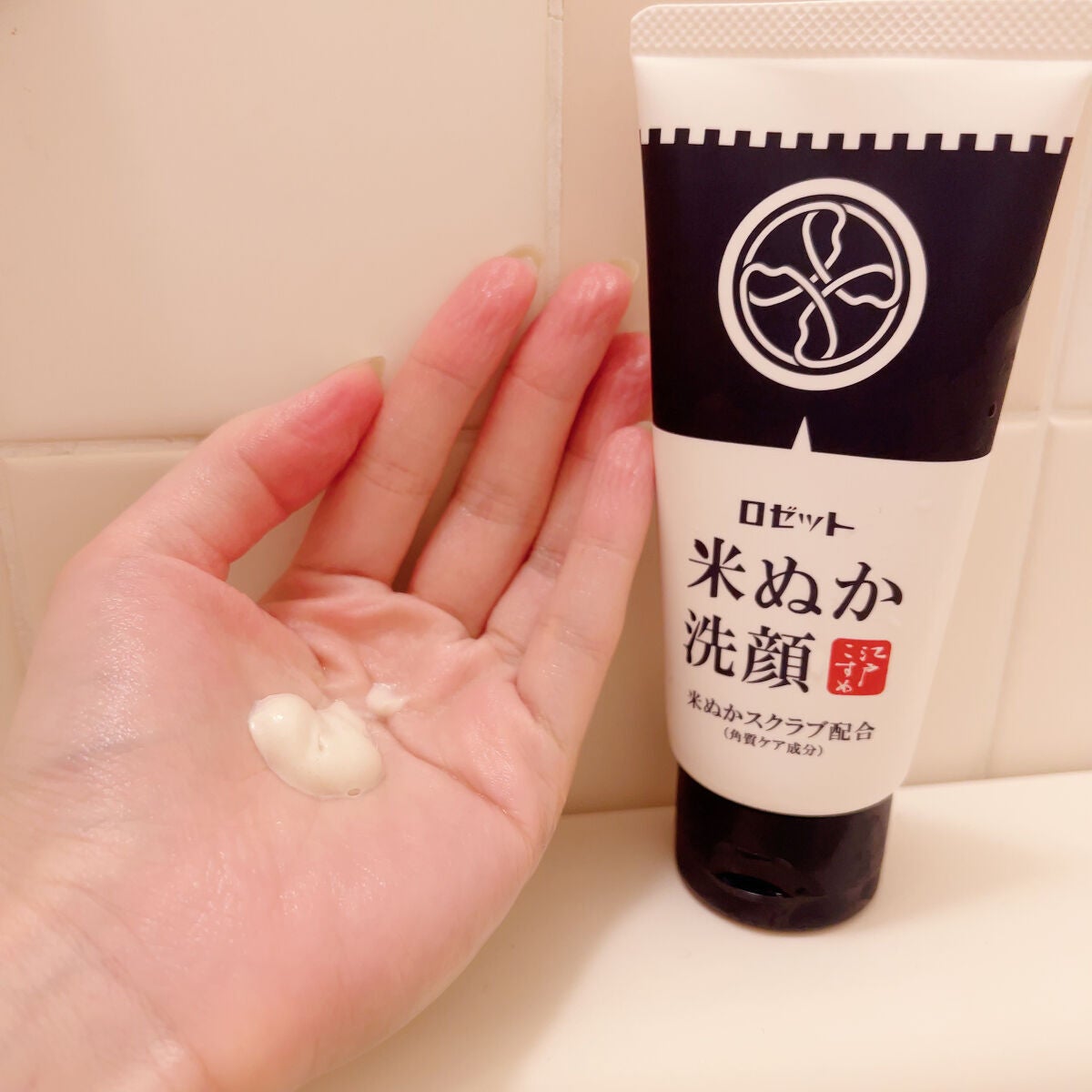 江戸こすめ 米ぬか洗顔/ロゼット/洗顔フォームを使ったクチコミ(3枚目)